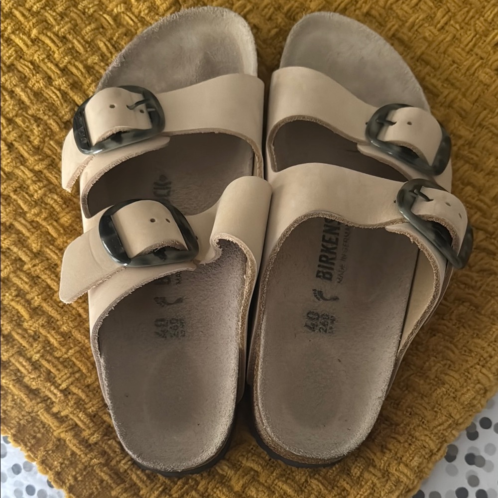 Birkenstock Classic Sandals with tortoise Buckles
